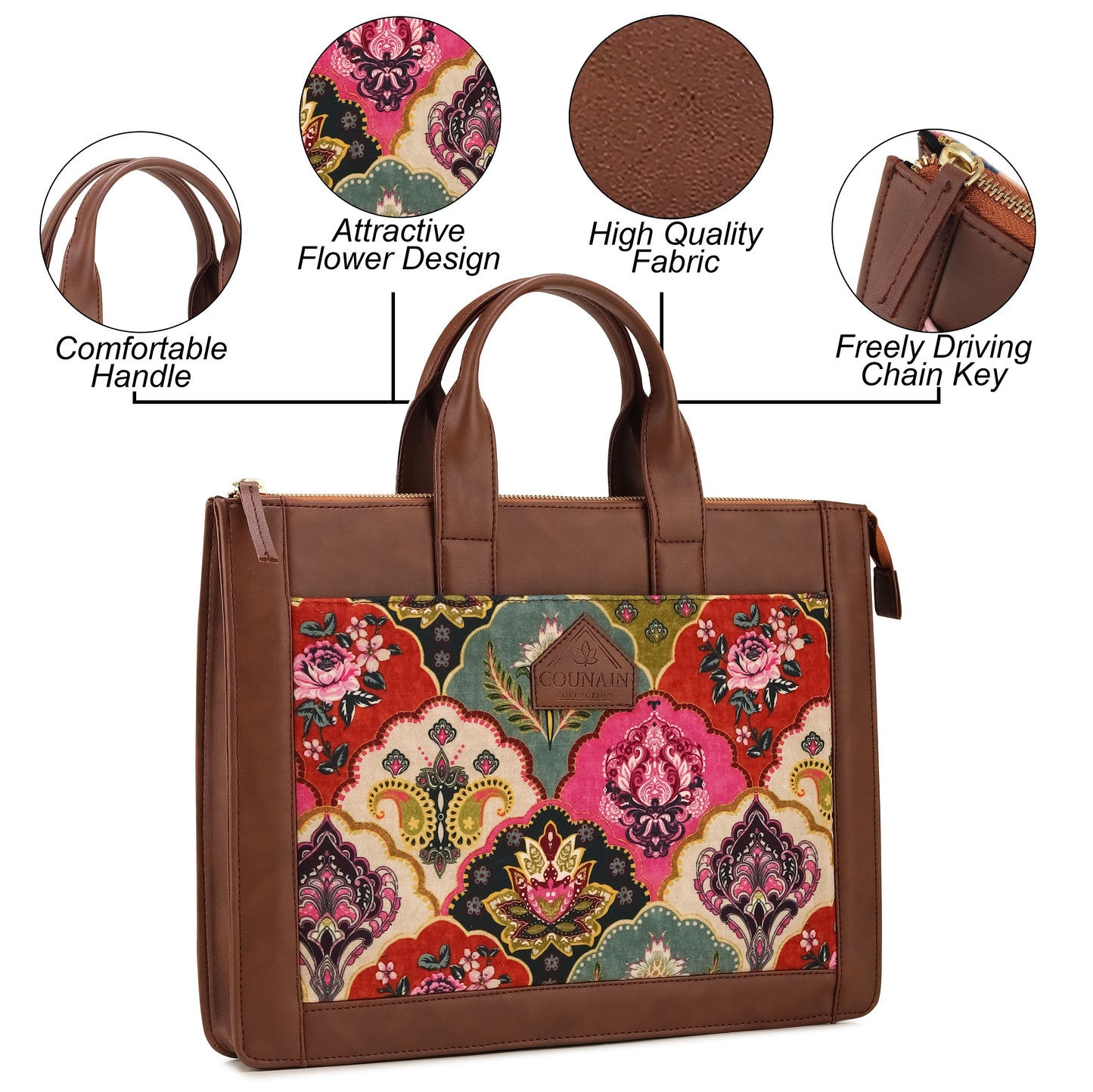 MB Flower Laptop Bag