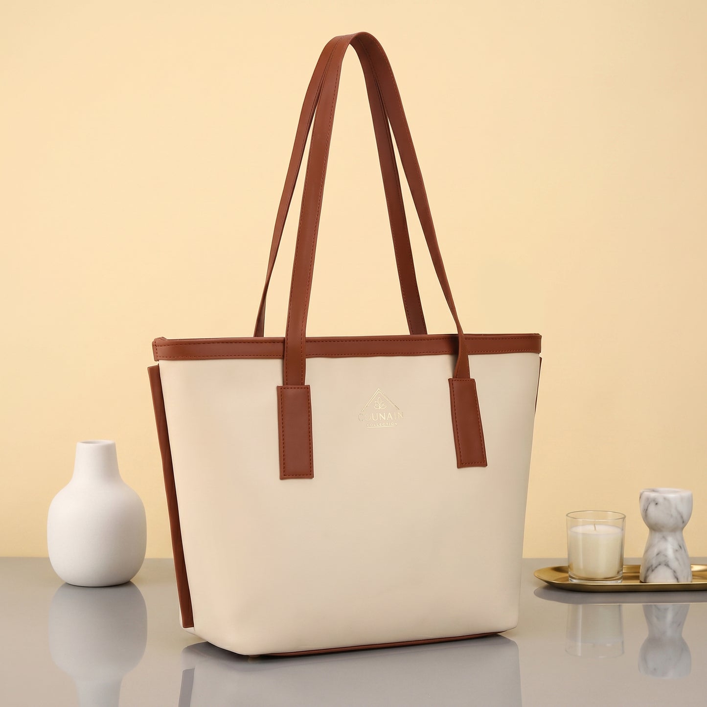 Light Cream Tote bag