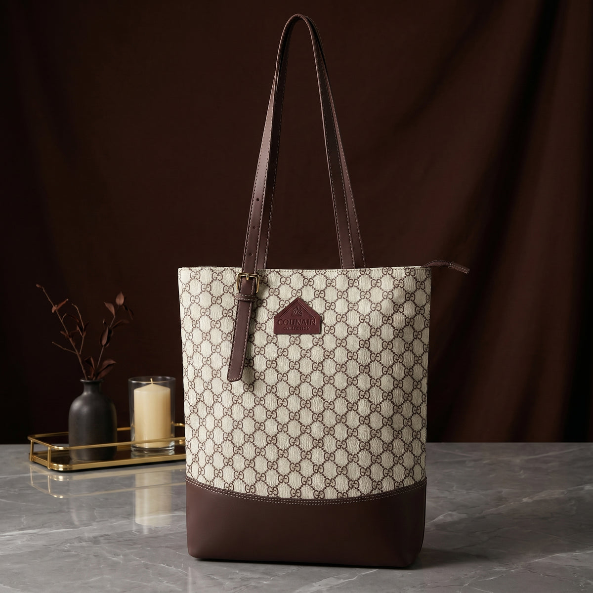 Heritage Monogram Tote Bag