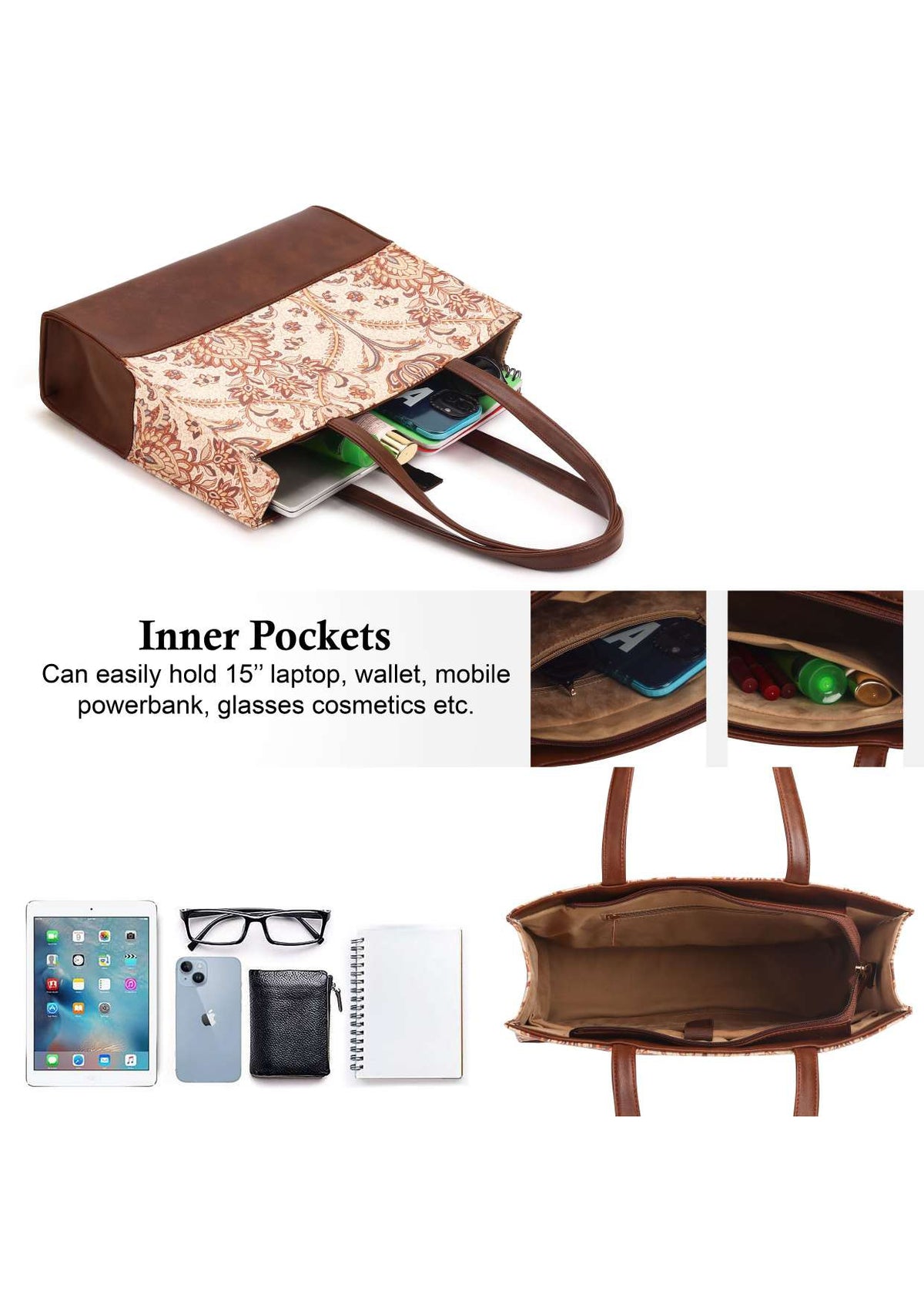 Royal Garden laptop Tote Bag