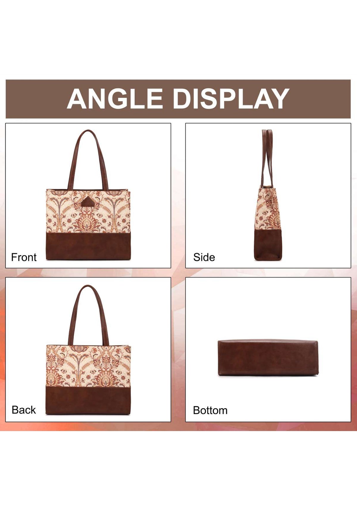 Royal Garden laptop Tote Bag