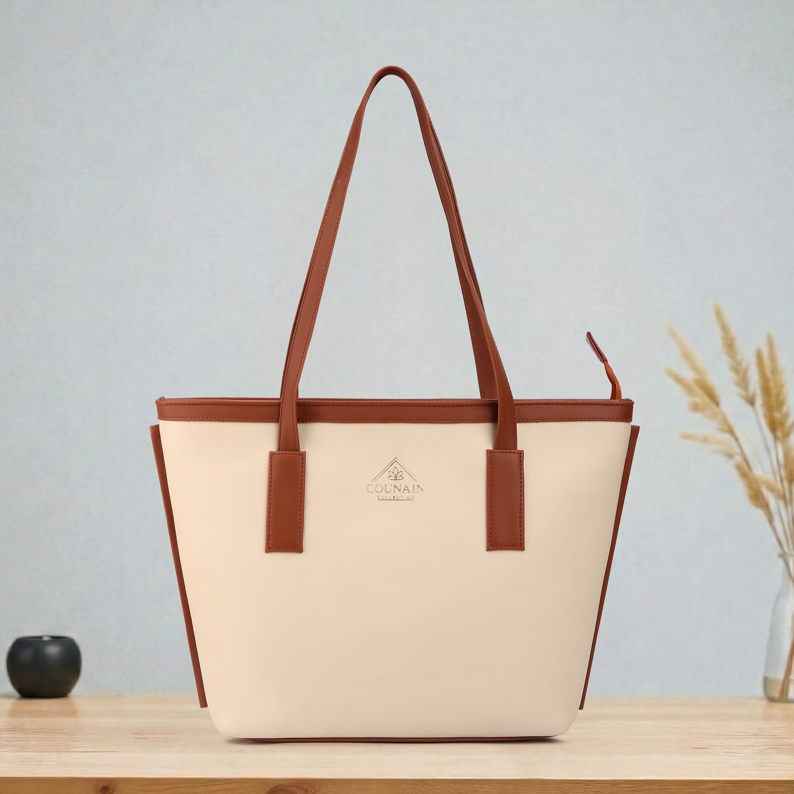 Light Cream Tote Bag