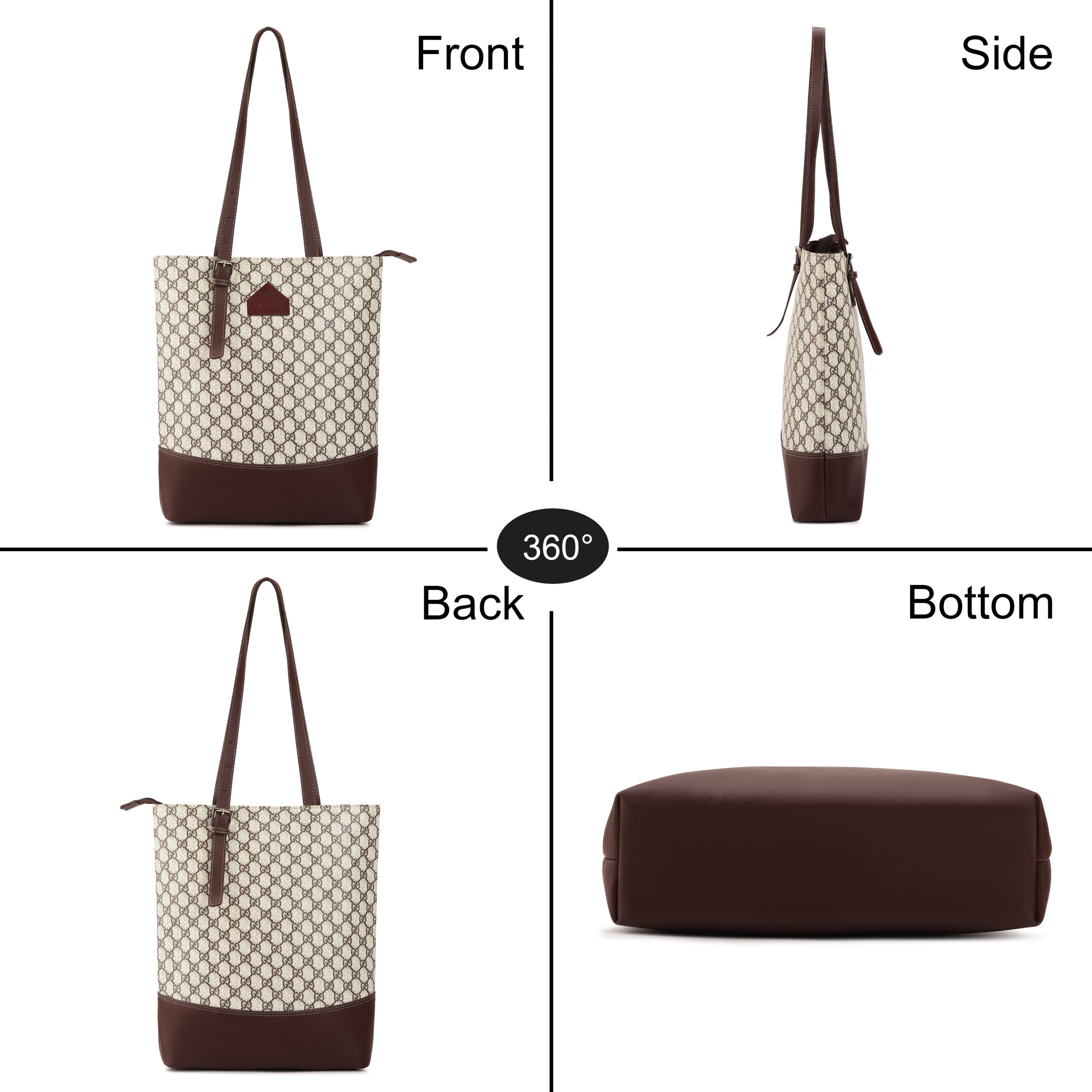 Heritage Monogram Tote Bag - Image 5