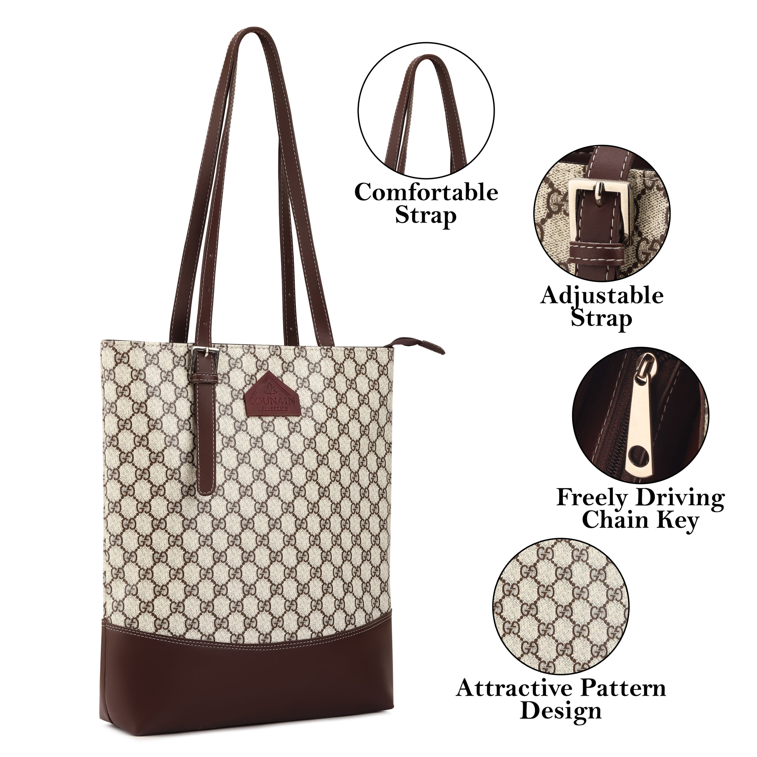 Heritage Monogram Tote Bag - Image 4