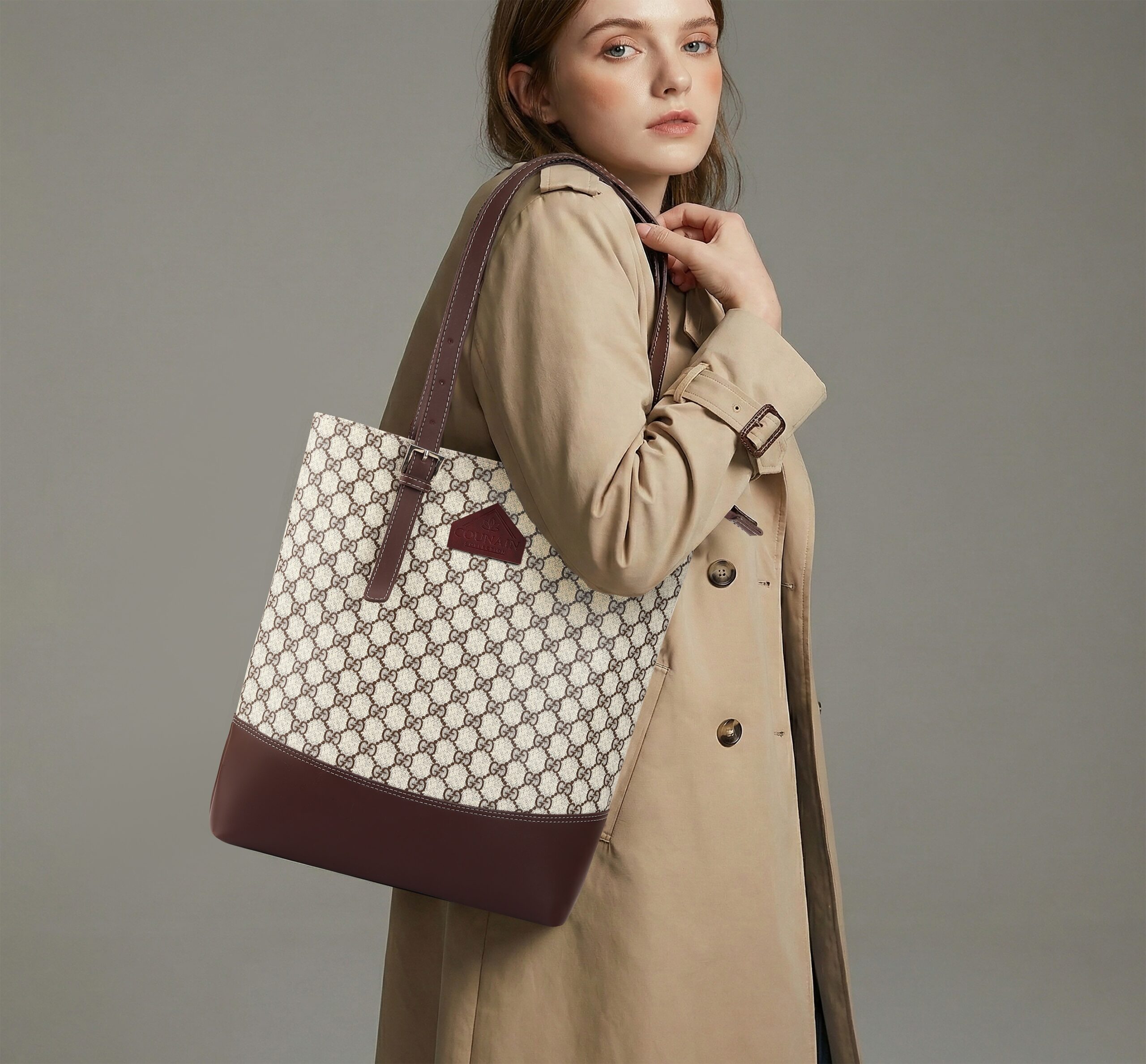 Heritage Monogram Tote Bag