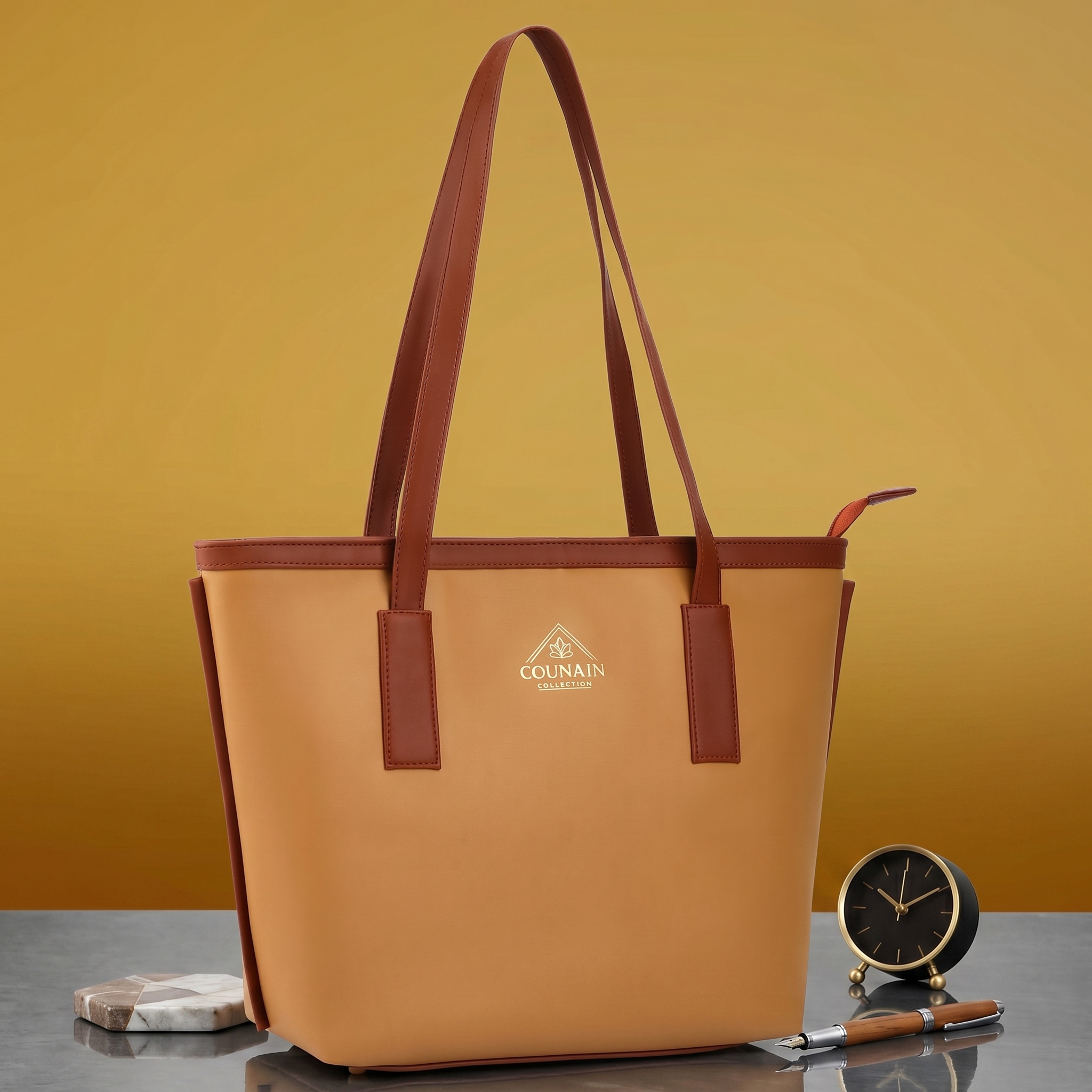 Light Brown Tote Bag - Image 10