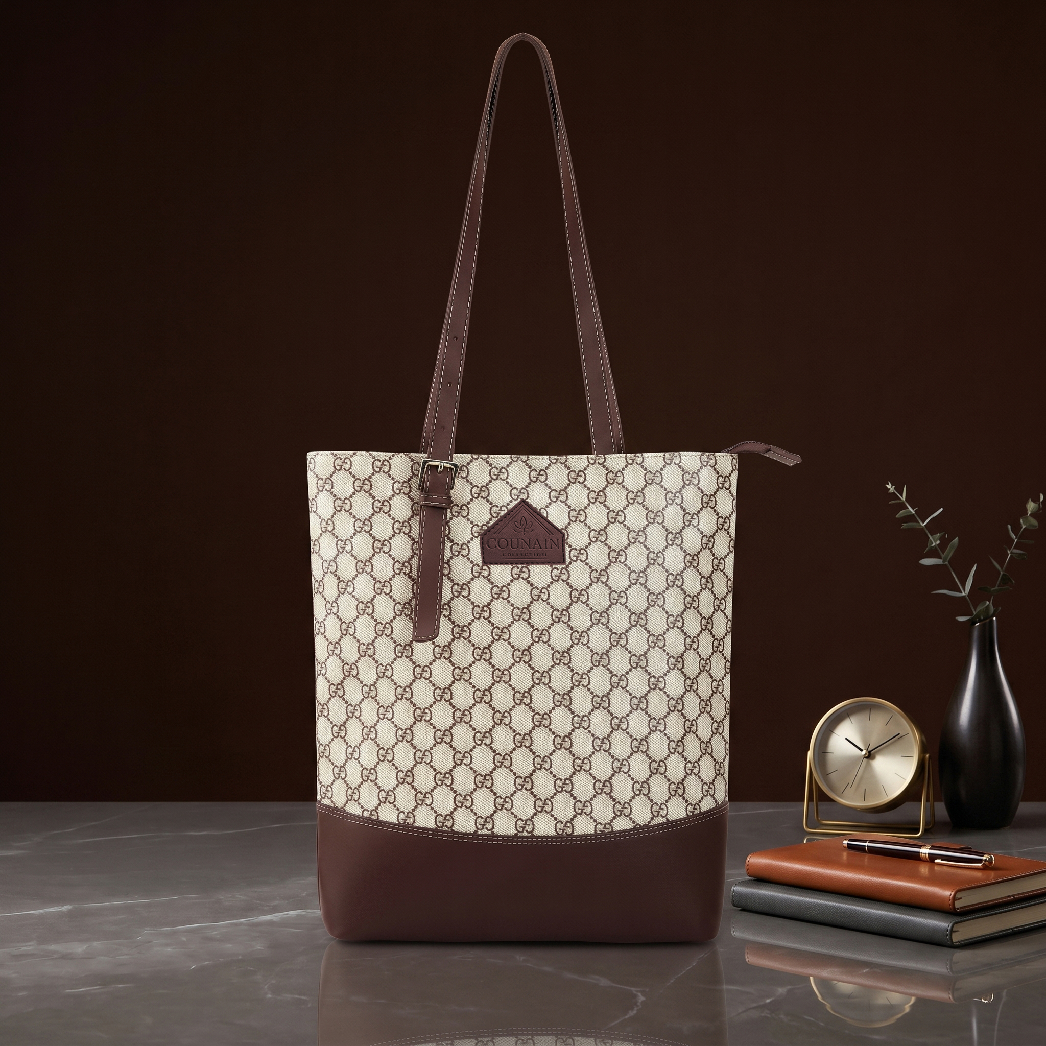 Heritage Monogram Tote Bag - Image 8