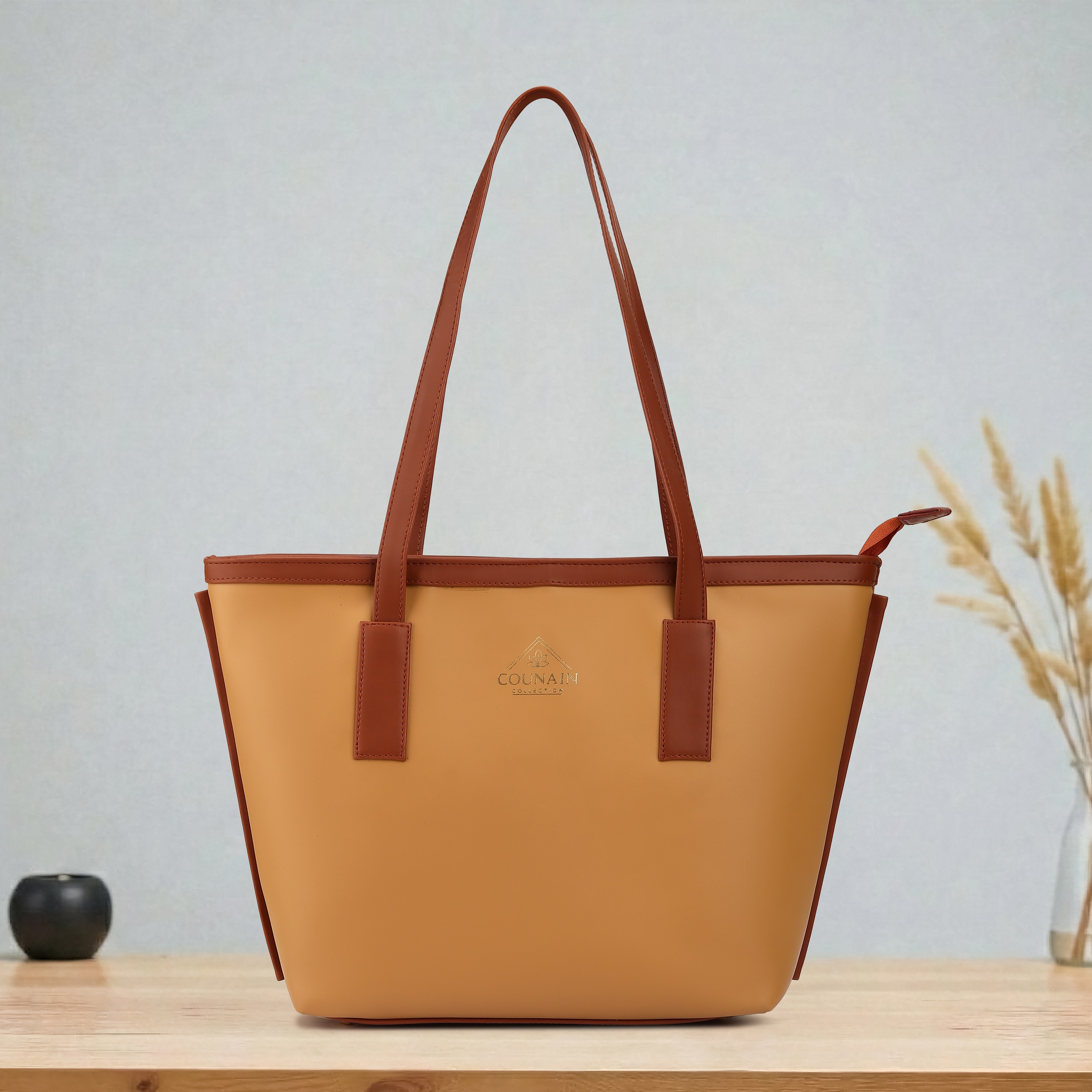 Light Brown Tote Bag - Image 8